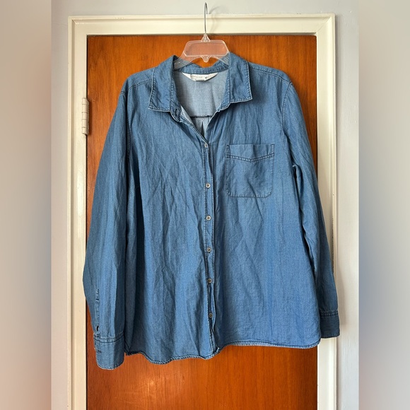 Old Navy Tops - Old Navy Blue Denim Shirt